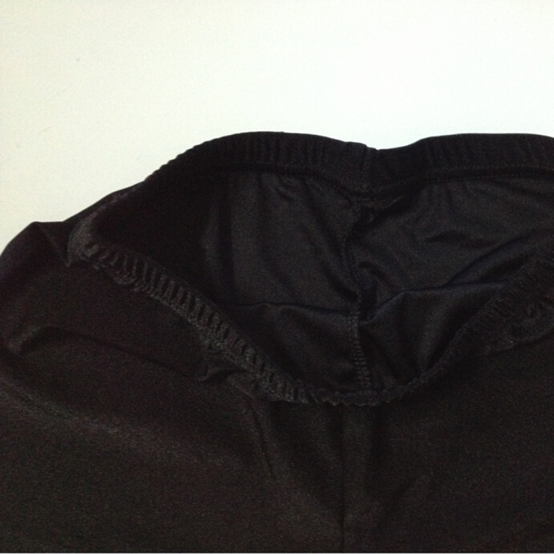 Colanți trei sferturi din nylon, material subțire, model solid, elasticitate ridicată