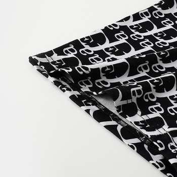 Boxeri pentru bărbați cu model litere, respirabili, fără cusături, din poliester