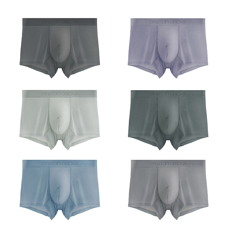 Boxeri bărbați fără cusături – Antibacteriali, uscare rapidă, respirabili, elasticitate înaltă; țesătură: 85% nylon, 15% spandex