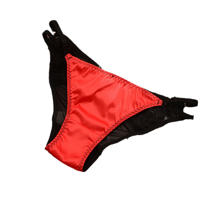 Lenjerie intimă pentru femei antibacteriană, plasă respirabilă cu elastan, căptușeală din bumbac în zona inghinală, talie înaltă