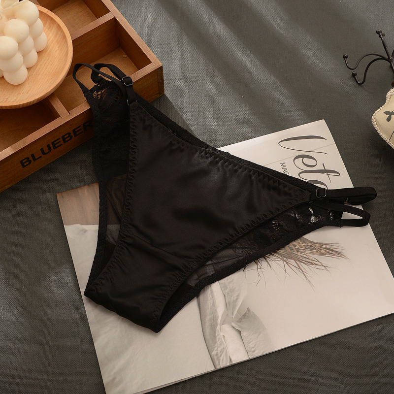 Lenjerie intimă pentru femei antibacteriană, plasă respirabilă cu elastan, căptușeală din bumbac în zona inghinală, talie înaltă