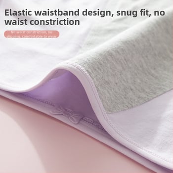 Gaćice za menstrualni ciklus s zaštitom od propuštanja, srednji struk, plus veličina, za 12-godišnju djevojčicu