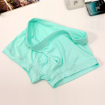 Boxeri bărbați din modal, dublu strat, respirabili, talie medie