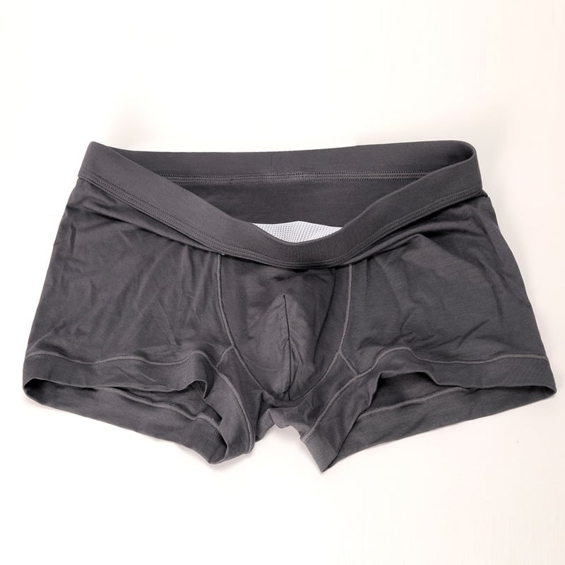 Boxeri bărbați din modal, dublu strat, respirabili, talie medie