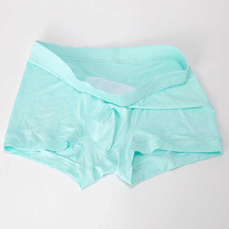 Boxeri bărbați din modal, dublu strat, respirabili, talie medie