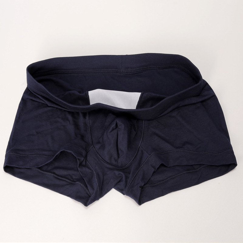 Boxeri bărbați din modal, dublu strat, respirabili, talie medie