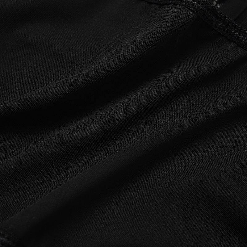 Ženski sling top s čipkastim uzorkom, slim fit, uski kroj, poliester-spandeks mješavina, jesen 2024