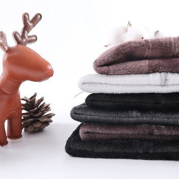 Colanți termici căptușiți cu fleece pentru toamnă-iarna, femei, croială lejeră, pantaloni lungi cu picior încorporat, material chenille-spandex (90–95% spandex), cald