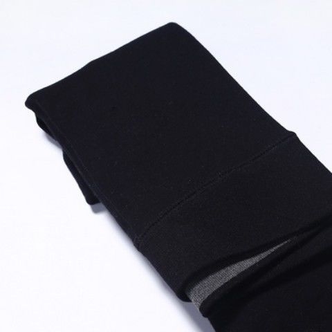 Colanți termici căptușiți cu fleece pentru toamnă-iarna, femei, croială lejeră, pantaloni lungi cu picior încorporat, material chenille-spandex (90–95% spandex), cald