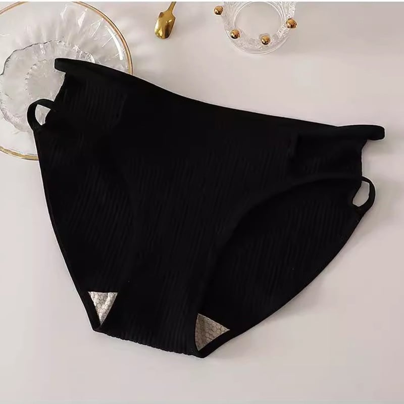 Slip din bumbac cu design de ridicare a șoldurilor, respirant, antibacterian, talie joasă