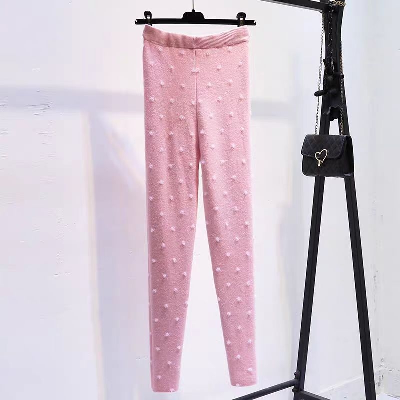 Colanți pentru femei, groși, uni, cu înaltă elasticitate, croială Slim, dintr-un amestec tricotat de viscoză și nailon