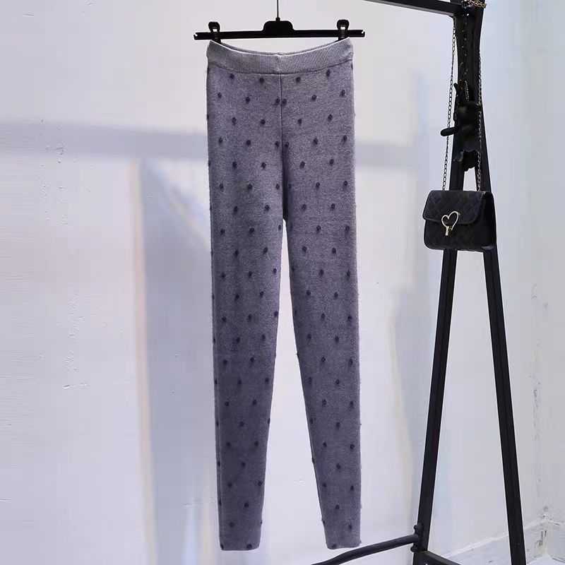 Colanți pentru femei, groși, uni, cu înaltă elasticitate, croială Slim, dintr-un amestec tricotat de viscoză și nailon