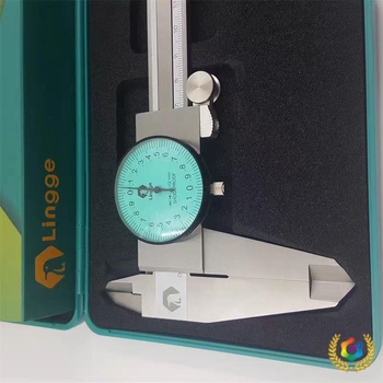 Lingge rozsdamentes acél tolókaliper órával, magas pontosságú vernier mérő, kettős tartomány 0-150 mm és 300 mm