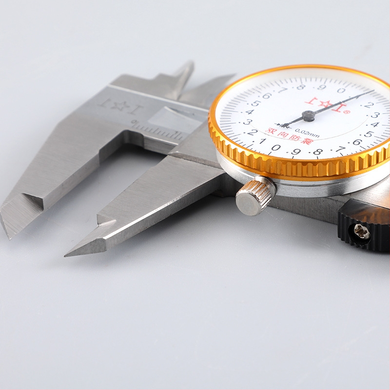 Posuvné meradlo s ciferníkom, Shanggong, kovové puzdro