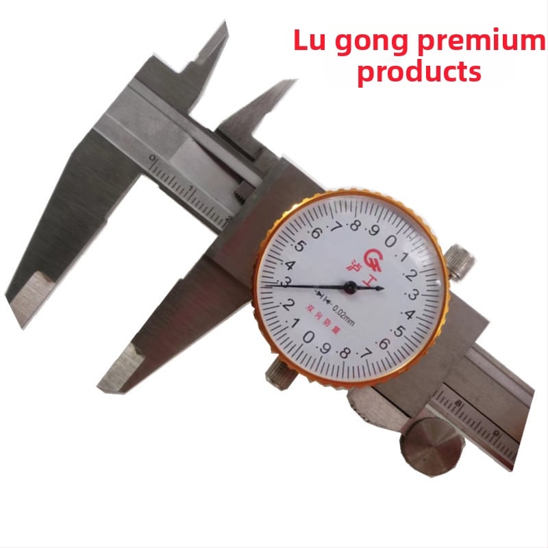 Luxong dial caliper rozsdamentes acél 0,02 mm pontossággal