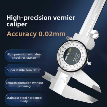 Tolómérő dial kijelzővel, ipari minőségű rozsdamentes acél