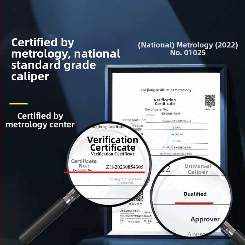 Posuvné meradlo s ciferníkom, z nereze ocele, priemyselného stupňa