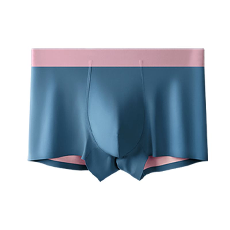 Muške boxerice od modala bezšivne, s srednjim strukom, podstavek prepona od Mulberry svile; sastav: 50,5% modal, 29% najlon, 20,5% spandeks