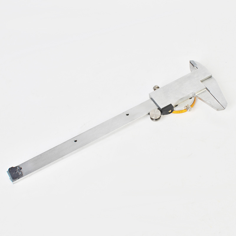 Fém kerek számlap mutatóval és vernier tolómérő