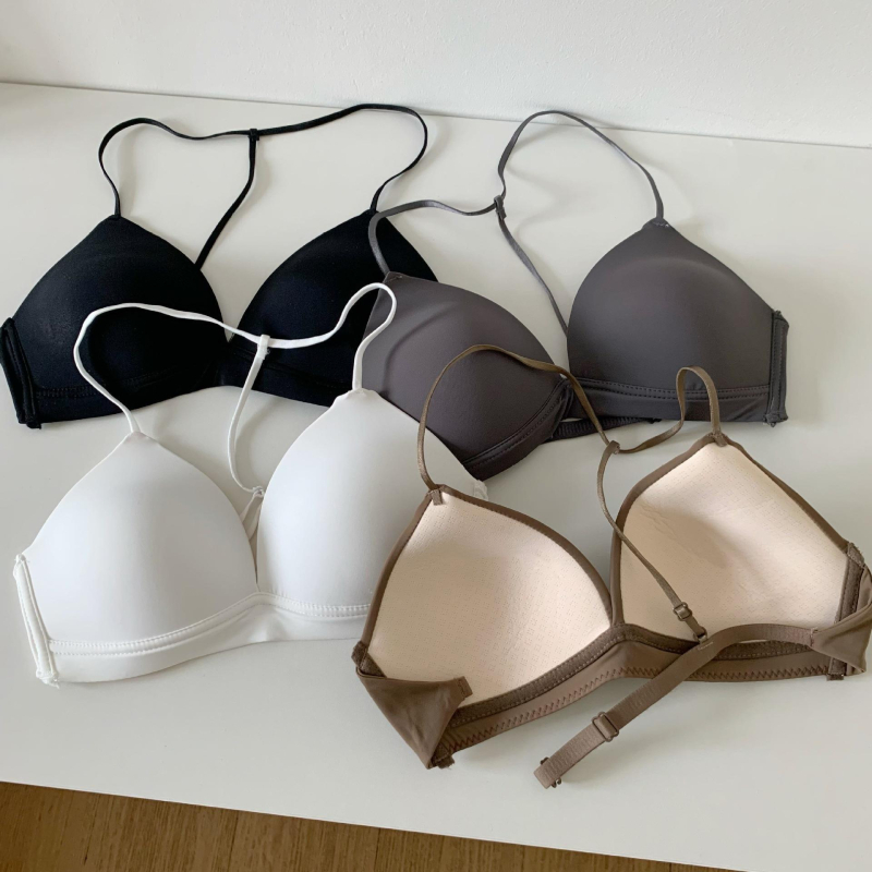 Xia Xin Seksi bralet s trokutastim košaricama, halter oko vrata, bez ojačanja, otvorena leđa, top za torzo