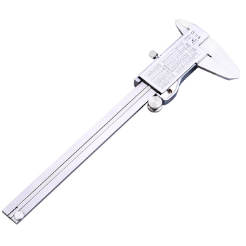 Βέρνιερ καντράν με κλίμακα, διπλής κατεύθυνσης ανθεκτικός σε κραδασμούς, μέτρηση εσωτερικού και εξωτερικού διαμέτρου, διαβάθμιση 0,02 mm