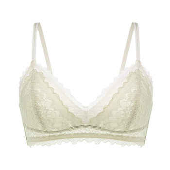 Biustinė su trikampio formos kupromis, plonos formuojamos kupros, nėriniai, fiksuotos dvigubos petnešos