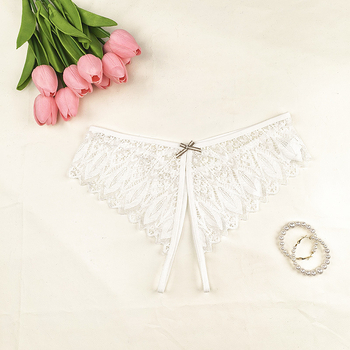 Plus dydžio moterų tanga, kvėpuojantis nailonas, žemas liemuo, intarpas iš spandekso