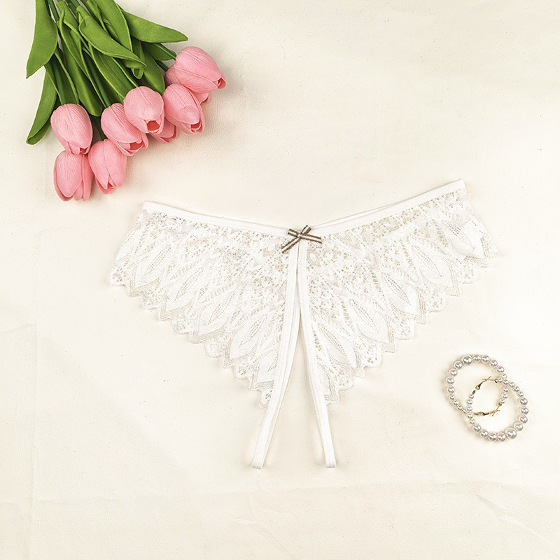 Plus dydžio moterų tanga, kvėpuojantis nailonas, žemas liemuo, intarpas iš spandekso