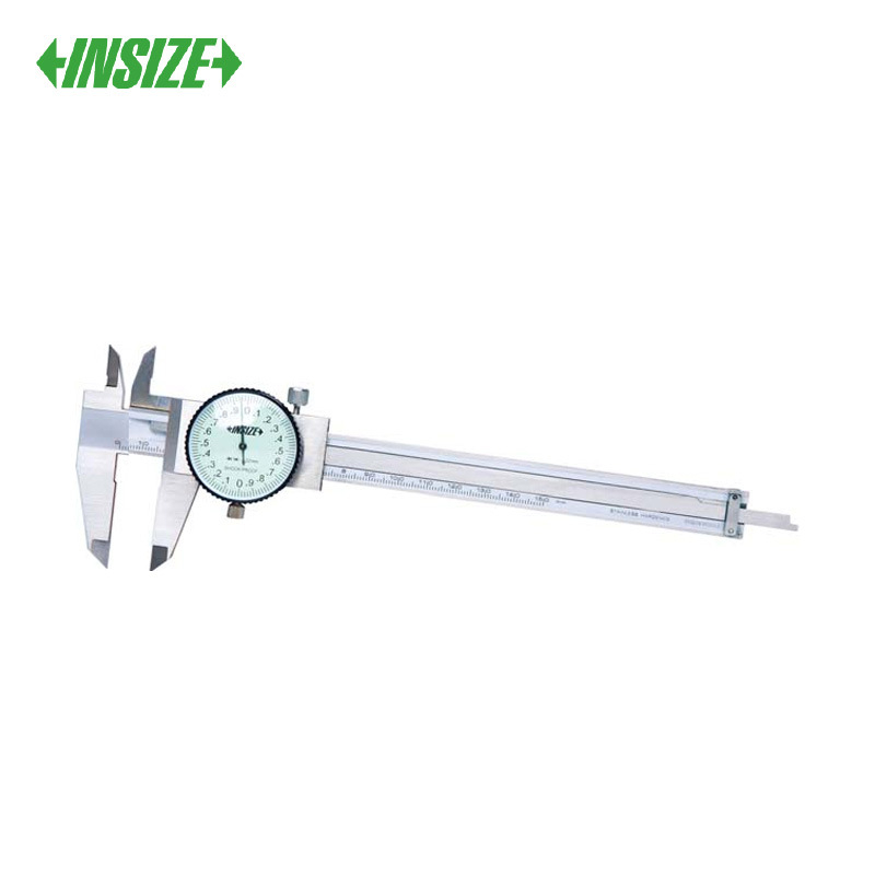 Insize ștanjen din oțel inoxidabil cu ceas, vernier rezistent la șocuri