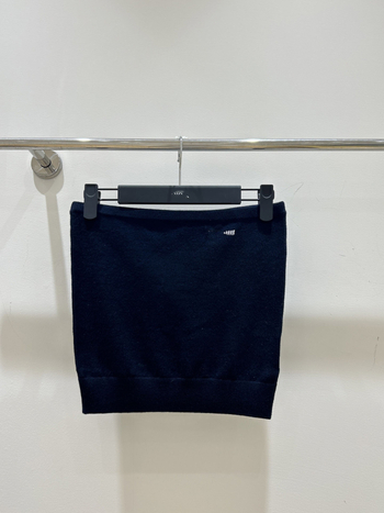 Kötött váll nélküli camisole – nyugati stílus, laza szabás, gyapjú 95%+, termékkód N99