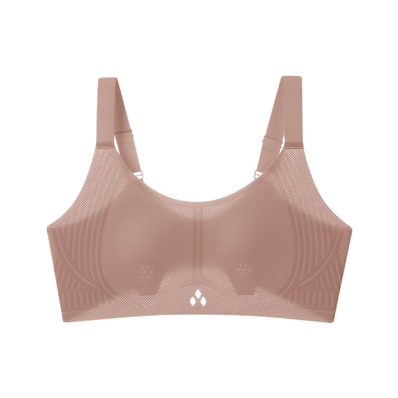 Ledų šilko liemenėlė su kiškių ausų formos kaušeliais, ploni formuoti kašai, fiksuotos dvigubos petnešos, užpakalinė keturių eilių sagtis, kvėpuojanti ir nematoma