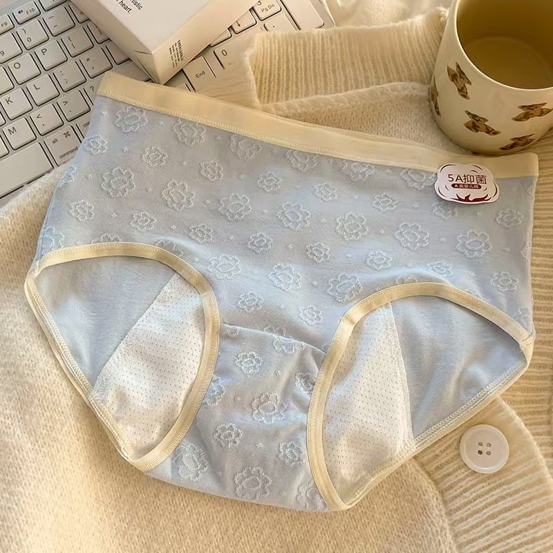 Menstruációs fehérnemű pamutból, szivárgásmentes, középmagas derekú, gát-bélés 100% pamut, fő anyag 95% pamut