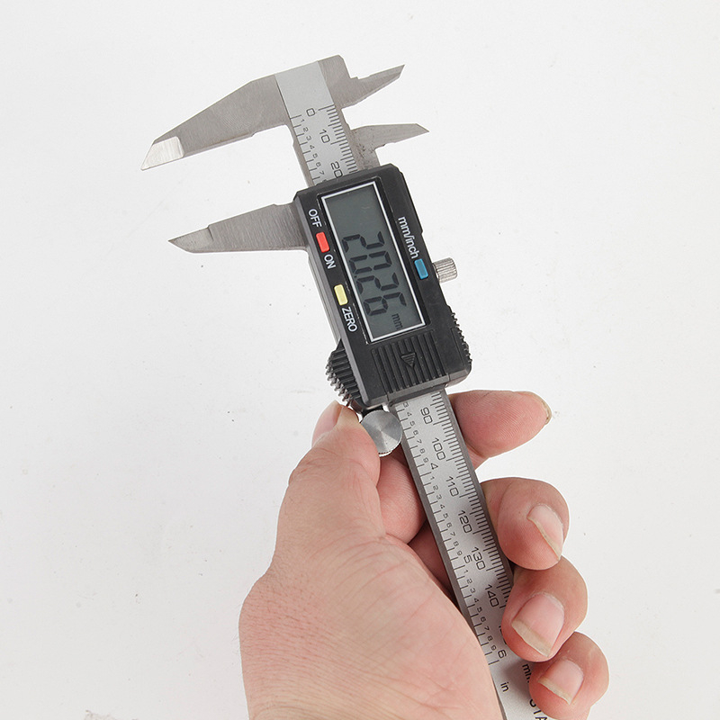 Jiutong Tools Skaitmeninis vernier kaliperis su LCD ekranu, matavimo diapazonas 0-150/200/300 mm
