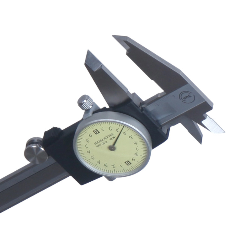 Junyu nerūdijančio plieno skaitmeninis kalipras su Vernier skale, aukšta precizija, anti-magnetinis, dvejopas elektroninis ekranas