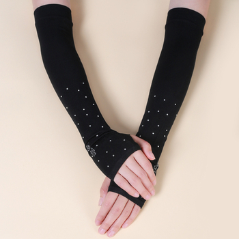 Дамски UV защитни ръкави, полиестерно-памучна смес (полиестер 31–50%, памук 21–30%), UV защита, лято за шофиране и колоездене, Mohannan