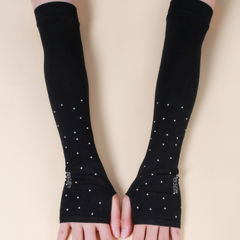 Дамски UV защитни ръкави, полиестерно-памучна смес (полиестер 31–50%, памук 21–30%), UV защита, лято за шофиране и колоездене, Mohannan