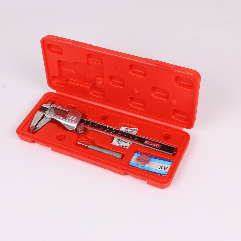 Guanglu Skaitmeninis kalipras su gylio matavimo strypu, atsparus dėvėjimui nerūdijančiam plienui, skaitmeninis ekranas, aukšta tikslumas