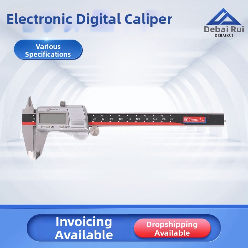 Guanglu Skaitmeninis kalipras su gylio matavimo strypu, atsparus dėvėjimui nerūdijančiam plienui, skaitmeninis ekranas, aukšta tikslumas
