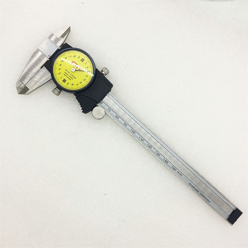 CNT tolómérő dial kijelzővel, rozsdamentes acél, 0-150 mm