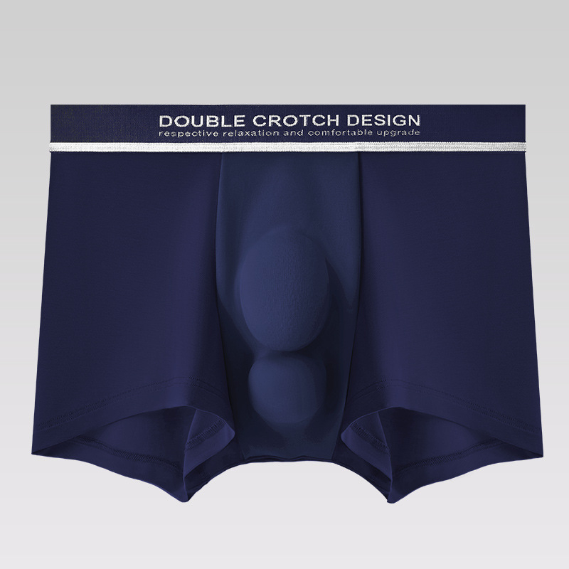 Ανδρικά εσώρουχα από Modal με διπλό διαμέρισμα, αντιβακτηριακά, διαπνέοντα, μεσαία μέση
