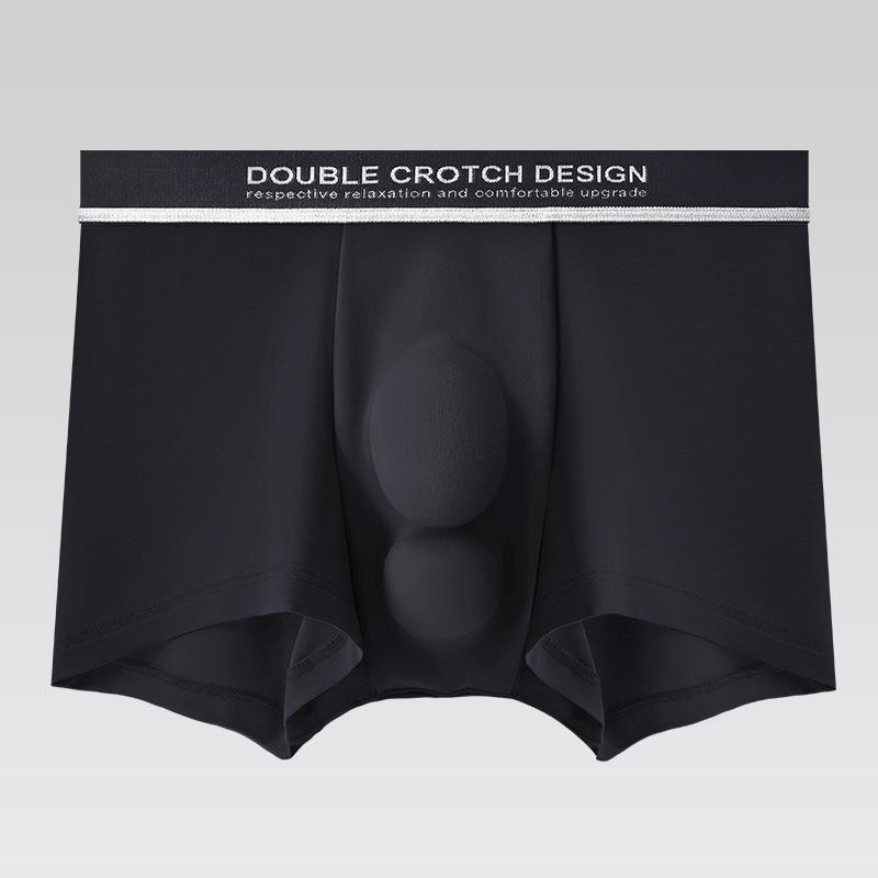 Ανδρικά εσώρουχα από Modal με διπλό διαμέρισμα, αντιβακτηριακά, διαπνέοντα, μεσαία μέση