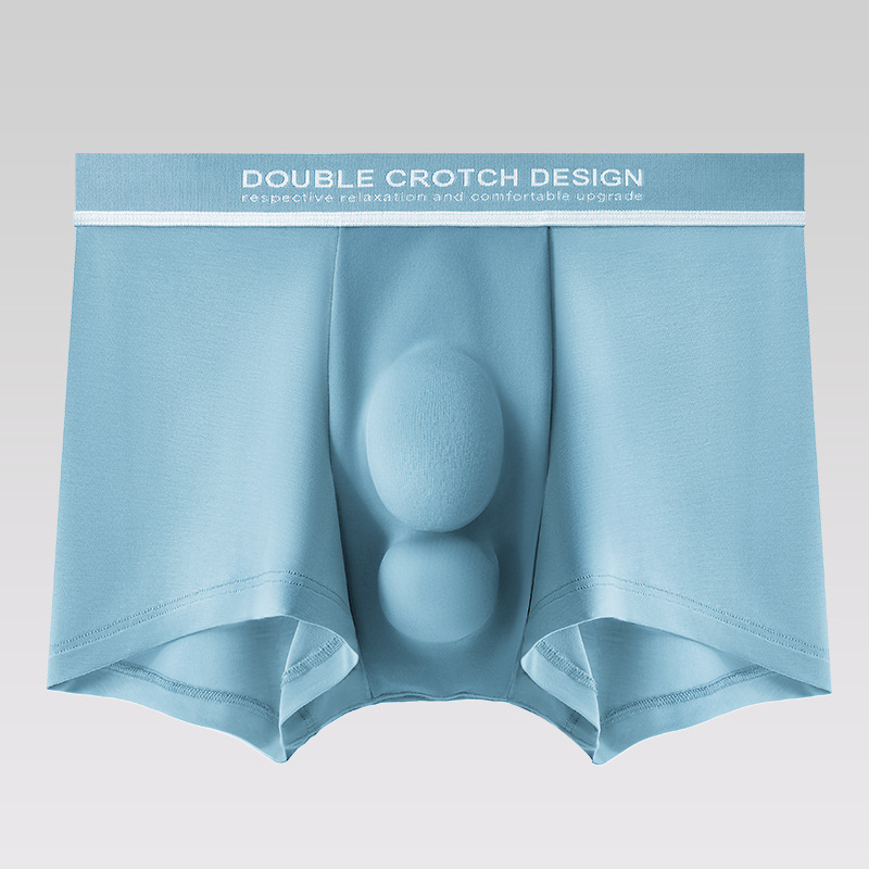 Ανδρικά εσώρουχα από Modal με διπλό διαμέρισμα, αντιβακτηριακά, διαπνέοντα, μεσαία μέση