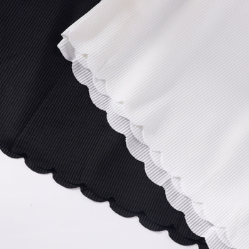 Pantaloni de siguranță Ice Silk pentru femei, talie înaltă, țesătură rib, poliester