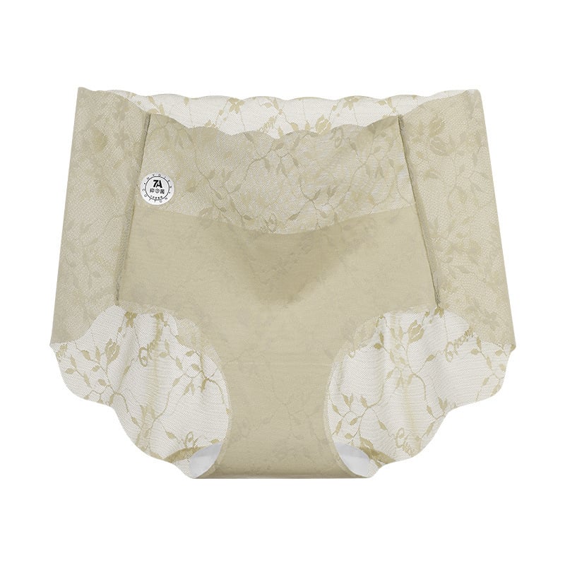Magas derekú női csipkés alsó, fő anyag nylon 70–80%, pamut bélés a længő részén, légáteresztő, antibakteriális, has tónusú, fenékemelés