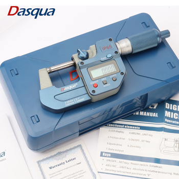 Da Shike цифров водоустойчив външен микрометър-калипер с точност 0.001 мм