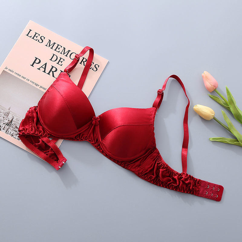 100% Mulberry Silk melltartó – kétoldalas, varrás nélküli, gyűrű nélküli, kivehető dupla vállpántok