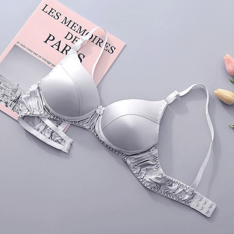 100% Mulberry Silk melltartó – kétoldalas, varrás nélküli, gyűrű nélküli, kivehető dupla vállpántok