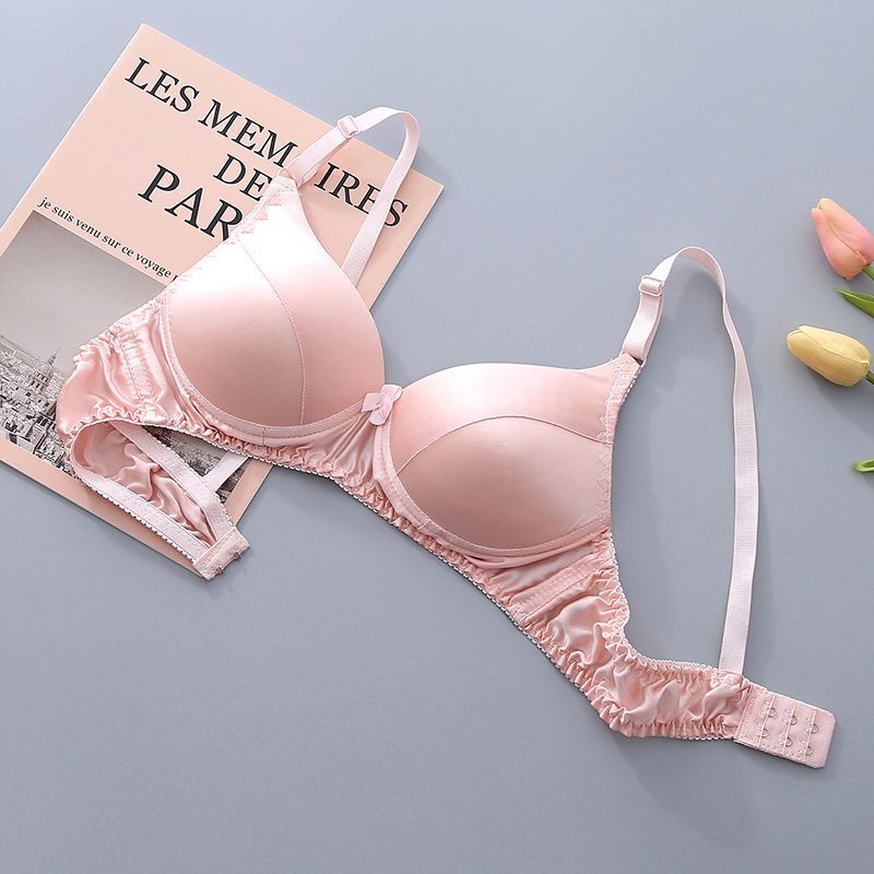 100% Mulberry Silk melltartó – kétoldalas, varrás nélküli, gyűrű nélküli, kivehető dupla vállpántok