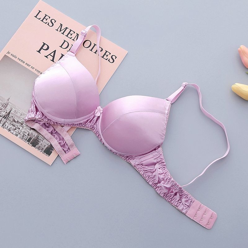 100% Mulberry Silk melltartó – kétoldalas, varrás nélküli, gyűrű nélküli, kivehető dupla vállpántok