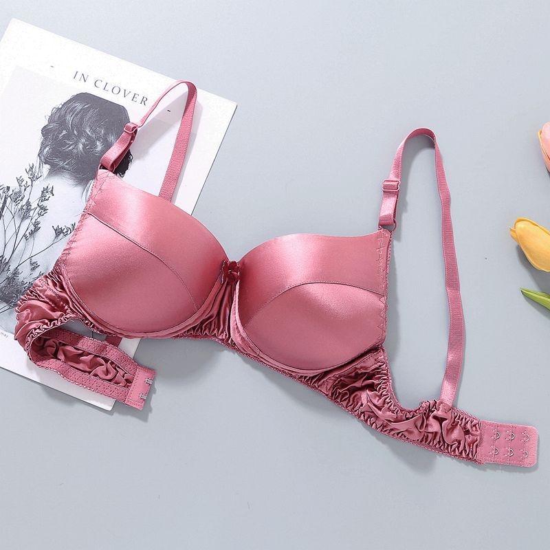 100% Mulberry Silk melltartó – kétoldalas, varrás nélküli, gyűrű nélküli, kivehető dupla vállpántok